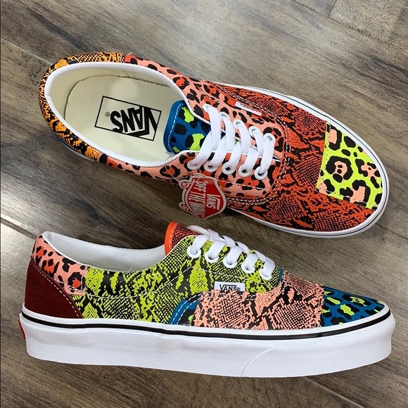 VANS ERA PATCHWORK LEOPARD/SNAKE women’s - Picture 11 of 16